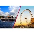 Coca-Cola London Eye Tickets with Bateaux Classic Sunday Lunch Cruise for Two