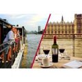 Coca-Cola London Eye Tickets and Bateaux Lunch Cruise with Wine for Two